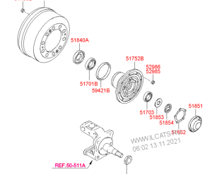 May ơ 51752-7G301 Hyundai