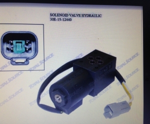 Van điện từ 30E-15-12440 Komatsu